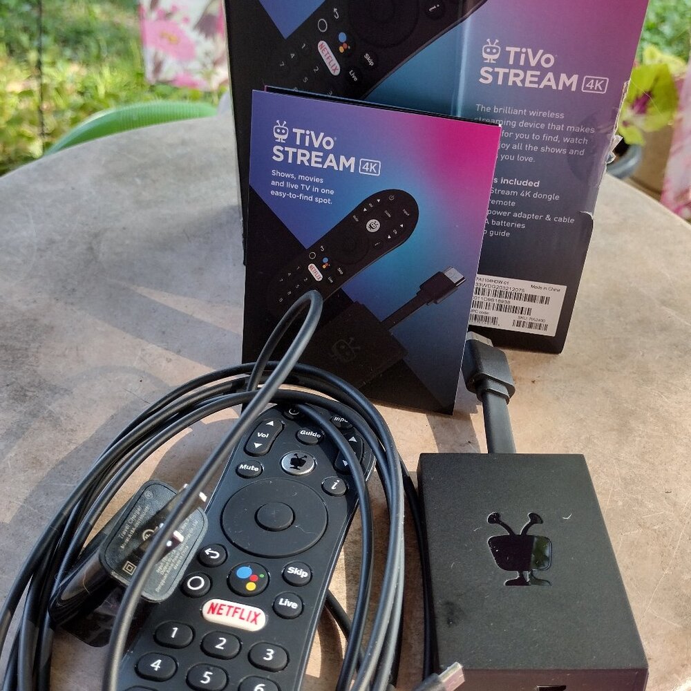 Tivo Stream 4K IPA1104HDW-01 Remote Control Chromecast Built-In Media Streamer